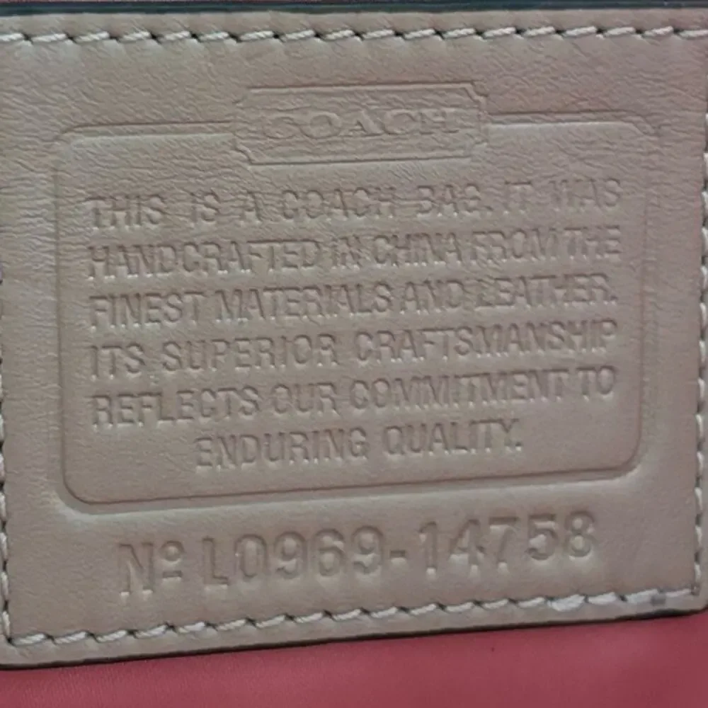 Coach Kristin Leather Light Khaki Tan Satchel Bag 14758